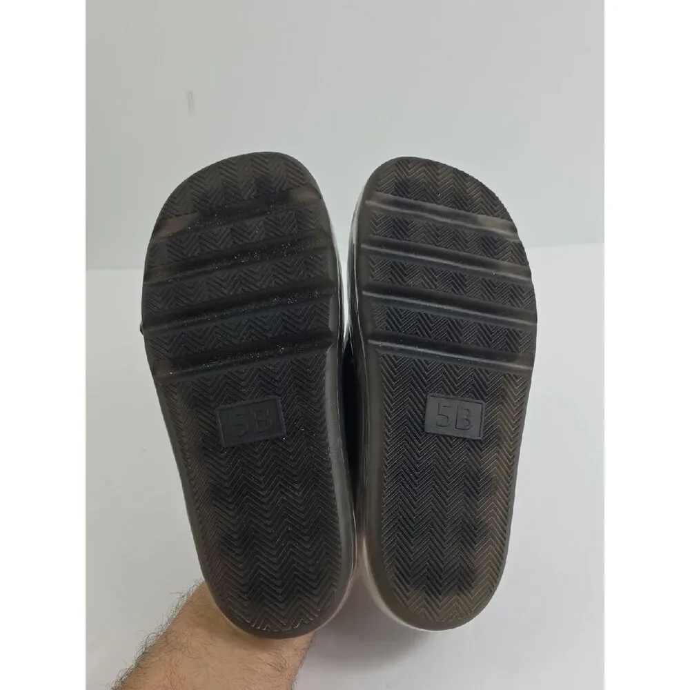 Tory Burch Buckle Bubble Jelly Black Slide Women's Sandal Size 5